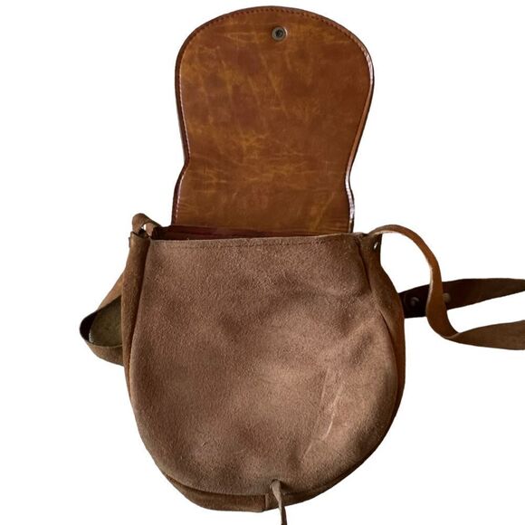 Vintage Hand Tooled OWL Mini Leather Bag - Picture 2 of 15